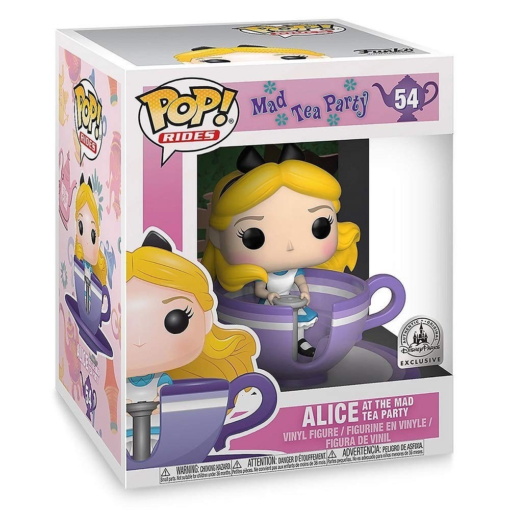 Funko POP Rides Alice at The Mad Tea Party Disney Parks Exclusive Figure 54 New